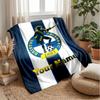 Bristol Rovers Individueller Name Text Flanelldecke Fußball Logo Personalisierte Fleece-Wurfdecke Besonderes Geschenk für Sofa Schlafzimmer Zuhause