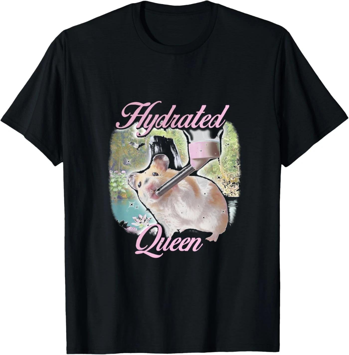 

Trendy Apparel Hydrated Queen Cute Hamster Shining Lake T-Shirt L