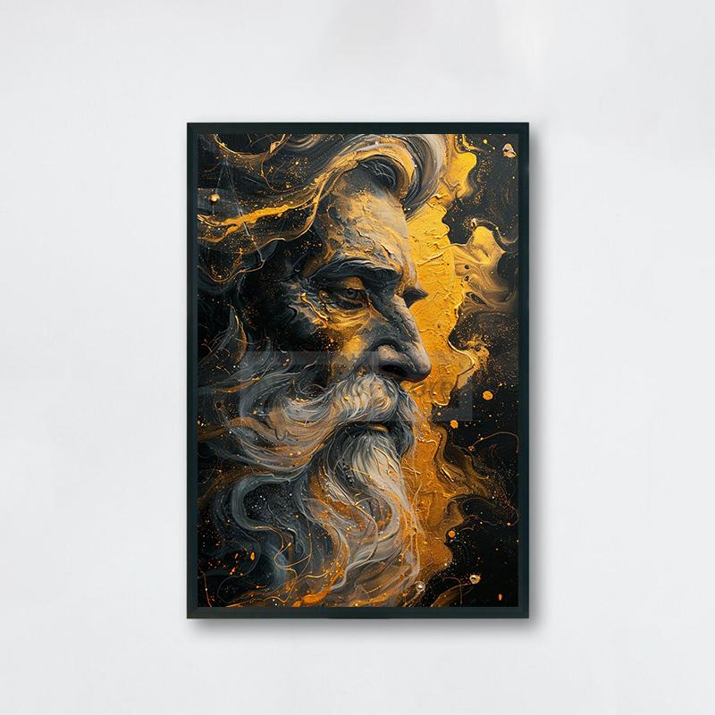 Греческая Мифология Зевс Плакат Греческие Боги Древнеримские Отпечатки Холст Картины Мифы Легенды Настенные Художественные Фотографии Украшения Домашней Комнаты 21x30cm No Framed