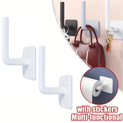 Punch Free Hook Hat Rack Adhesive Hat Hooks For Wall Cap Hanger Storage Cap No Drilling Organizer Hat Holder For Door