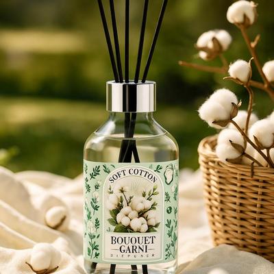 Bouquet Garni Perfume Diffuser – The Original "Soft Cotton" Scent (Fresh Linen & Clean Soap)