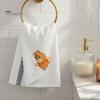 Embroidered Puppy Tea Towel Cute Towel, Corgi Dachshund Kitchen Dish Absorbent Decorative Guest Towels Quick Dry Hand for Dog Lovers Bathroom