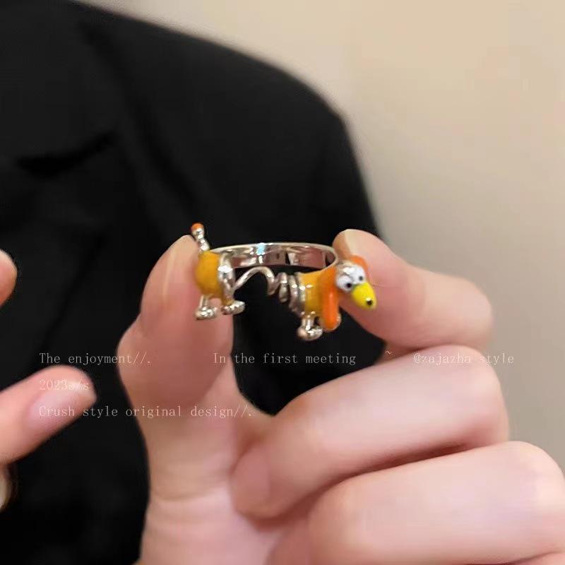 Niche Design Butterfly and Snake Rings: Stylish High-End Jewelry Set for Trendy Girls