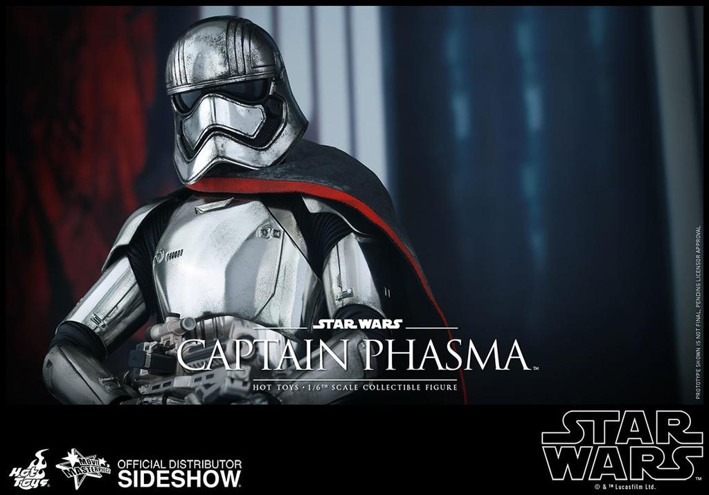 Movie Masterpiece Star The Force Awakens Captain Phasma Scale Plastic Painted Movable Figure Wars 1/6
