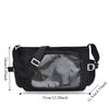 Nylon Transparent Bags Zipper Bag Shoulder Bag Creative Solid Color Itabag  Women