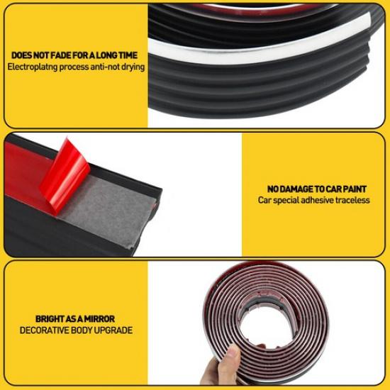 For - 88 98 Chevy GMC Body Side Molding Chrome Truck Tahoe Yukon Blazer Suburban