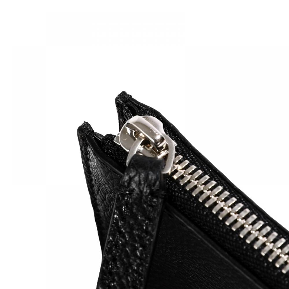 Balenciaga 640535 1izi3 1090 Cash Logo Zip Card Holder