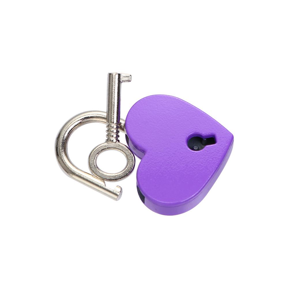 Diary Book Cute Zinc Alloy with Key Travel Wedding Padlock Love Heart Lock Hardware Locks