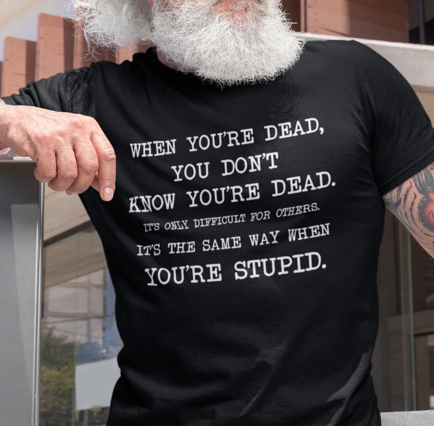 

Сарказм Графическая футболка Смешная идея для подарка Юмор Саркастическая Смешная футболка M