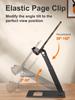 Tounee Book Extendable Book Holder Height Drawer Ergonomic Book Stand with Extendable Page Fits All Books Stand, Stand, Adjustable, Design, Clips,