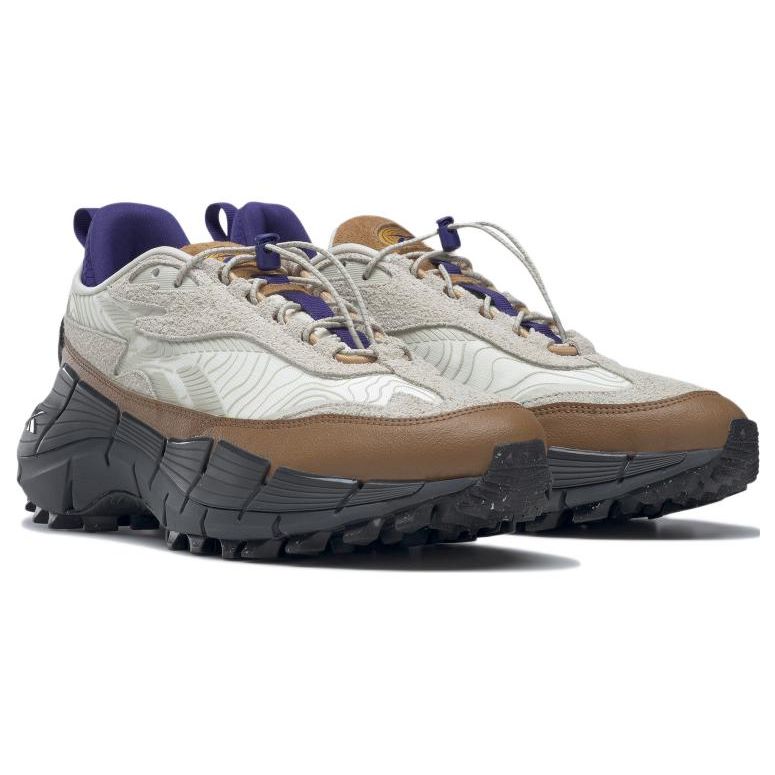 Reebok Zapatillas Unisex Zig Kinetica 2.5 Edge Chalk Marrón Salvaje Gris Alabastro GX6831