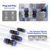 1/10/50pcs PK pneumatic connector plastic 5-way variable diameter water pipe connector quick-plug air distributor 4/6/8/10/12mm