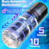Automatic Male Masturbator Thrusting Rotating Vibration 3D Realistic Sleeve Hands-Free Adult Sex Toys for Men