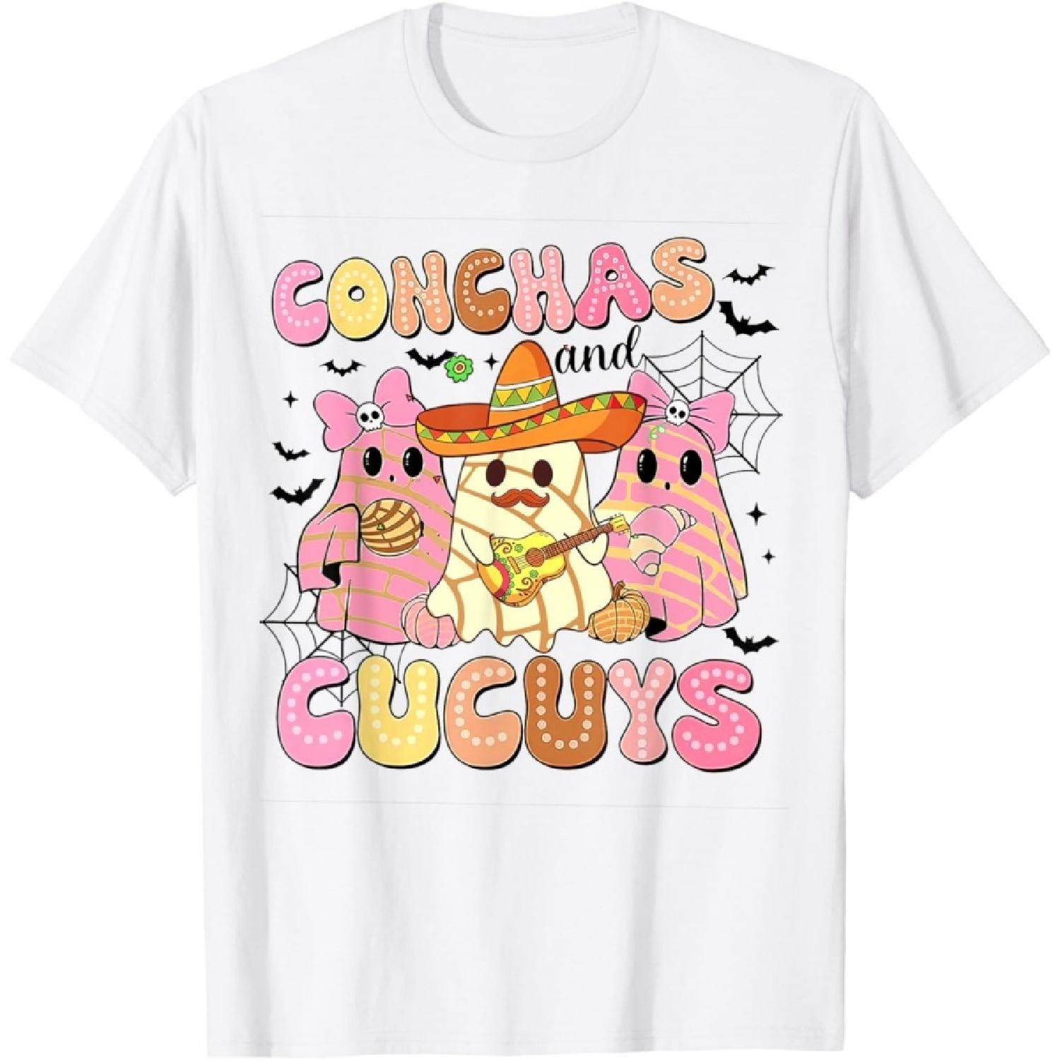 Spooky Conchas Ghost T-Shirt S
