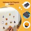 20 Halloween Pumpkin Lantern Refrigerator Magnets - Cute Cartoon Home & Car Decor Stickers