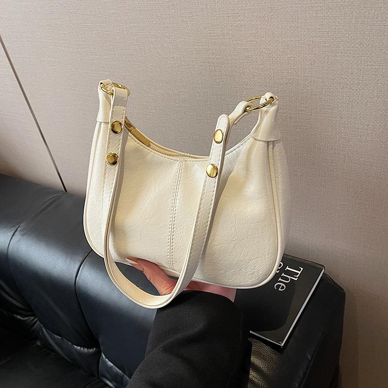 Premium Sense Niche Bag Women's Spring and Summer 2025 New Retro Versatile Shoulder Messenger Bag Underarm Work Dumpling Bag