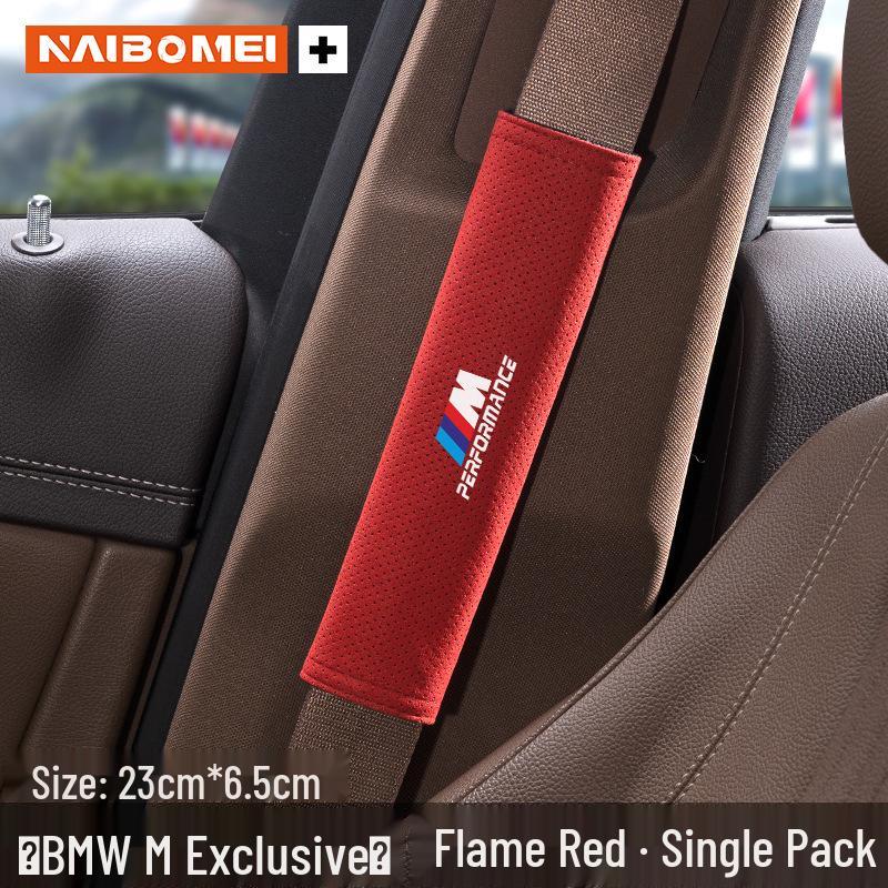 BMW Series Car Seat Belt Shoulder Pad: Anti-Choking Protector for 1, 3, 5, 6, 7 Series and X Models