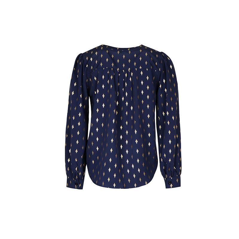 YYFS Women's Fashion Casual Long Sleeve V-Neck Blouses & Shirts