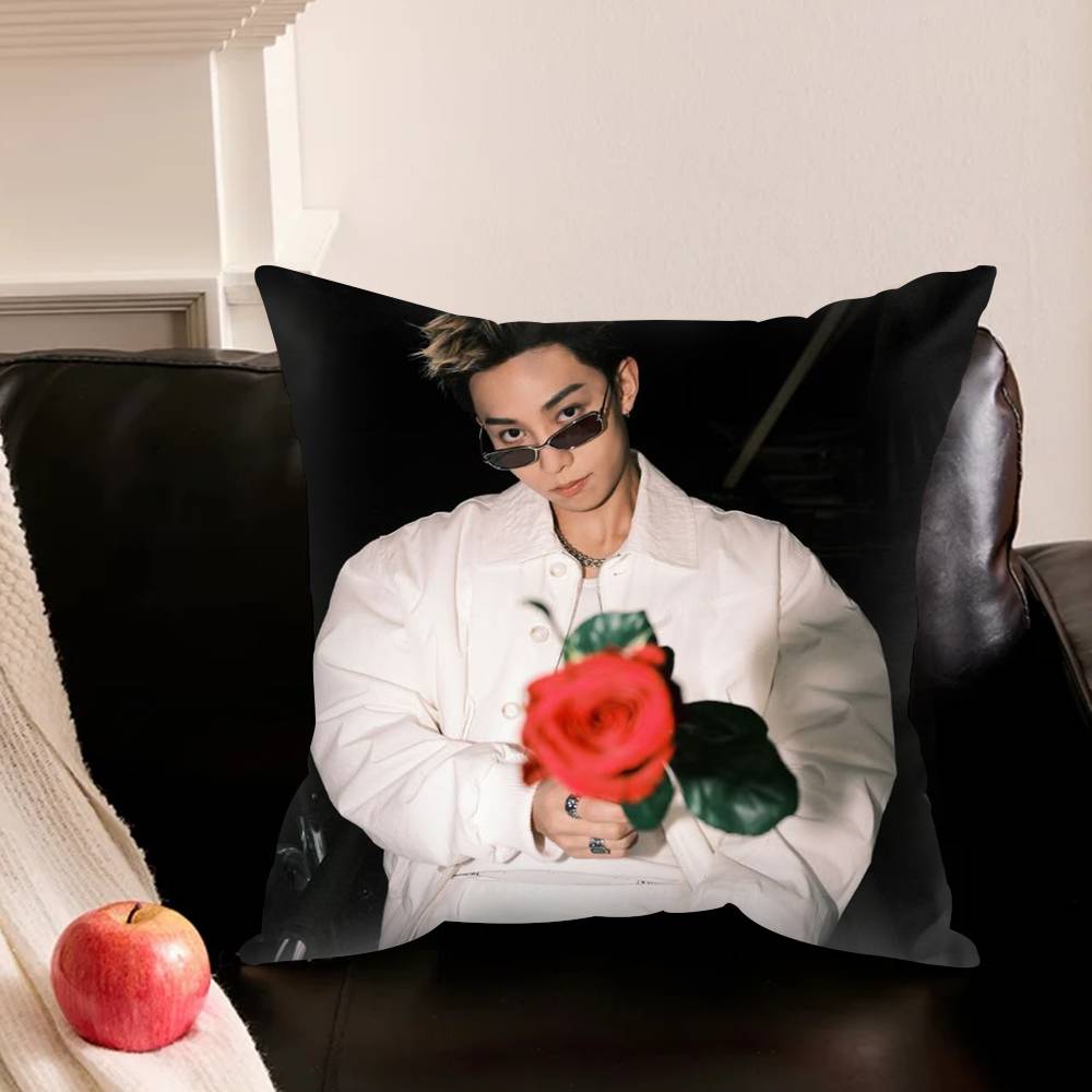 R-Ryul L-Lngshot K-Kim Pillowcase Living Room Sofa Cushion Cover Bedroom Room Bed Pillow Cover Home Decoration