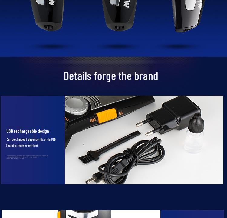 Rechargeable Electric Hair Clipper & Head Shaver Trimmer