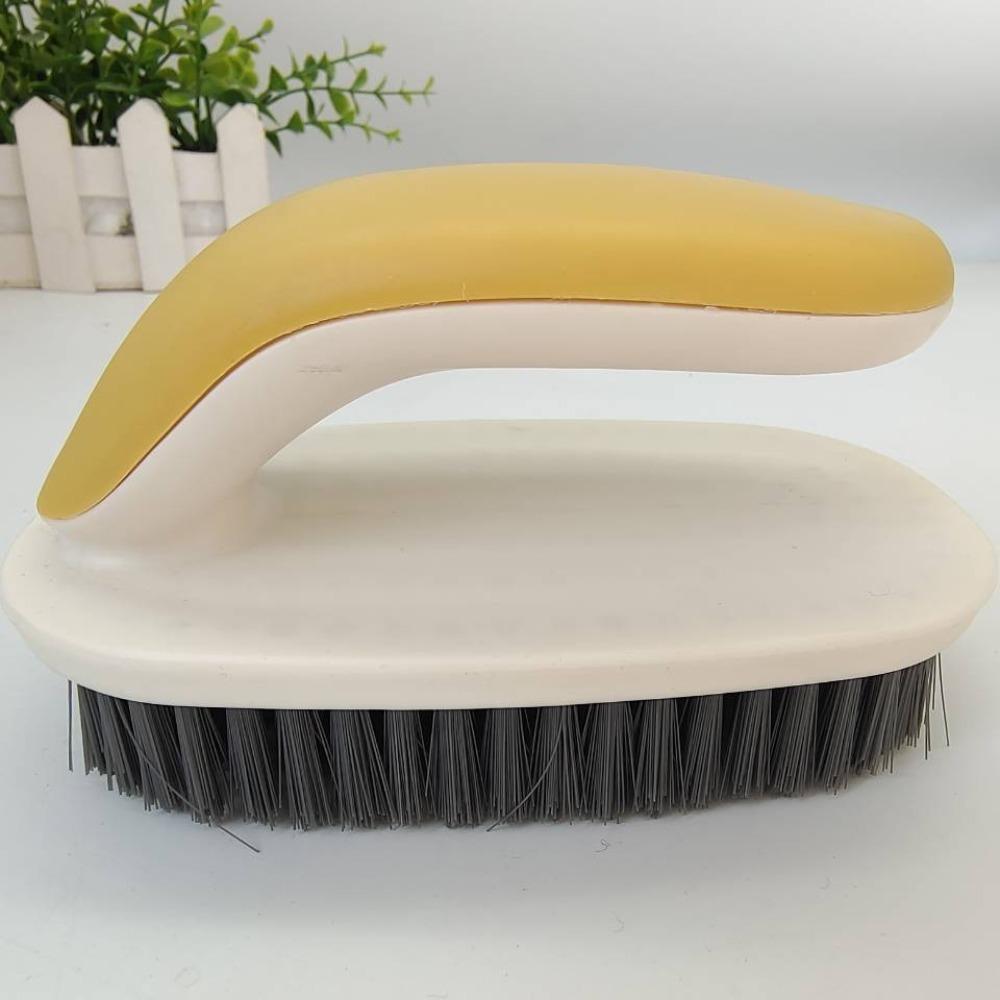 Plastic Cleaning Brush Comfortable Handle Hat Brush New Soft Brush  for Kitchen Bathroom