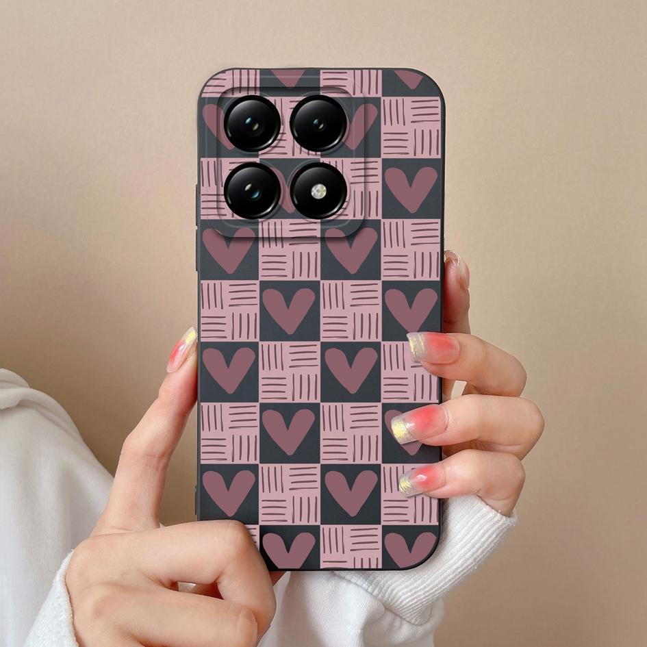 Weiche neue Hüllen für Xiaomi 14T 15 Pro Capa Hübsche Wolkenblumen Stilvoller Schutz aus flüssigem Silikon Langlebiger Anti-Tropfen für Xiaomi Shell Back Covers