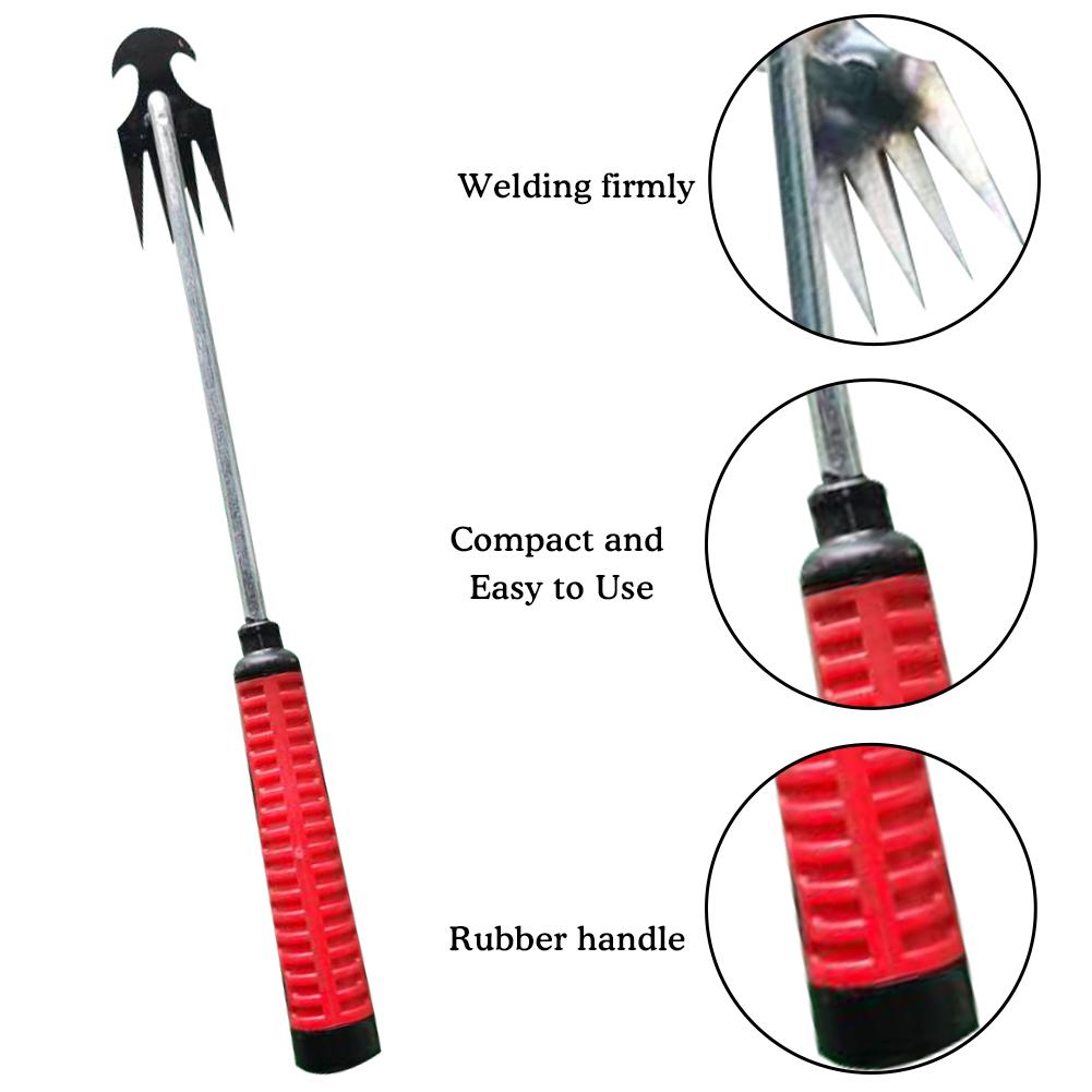 Manual Garden Weeder Durable Weeding Removal Rake Cultivating Planting Agriculture Backyard Planting Cultivating Weeder Gar B1D0