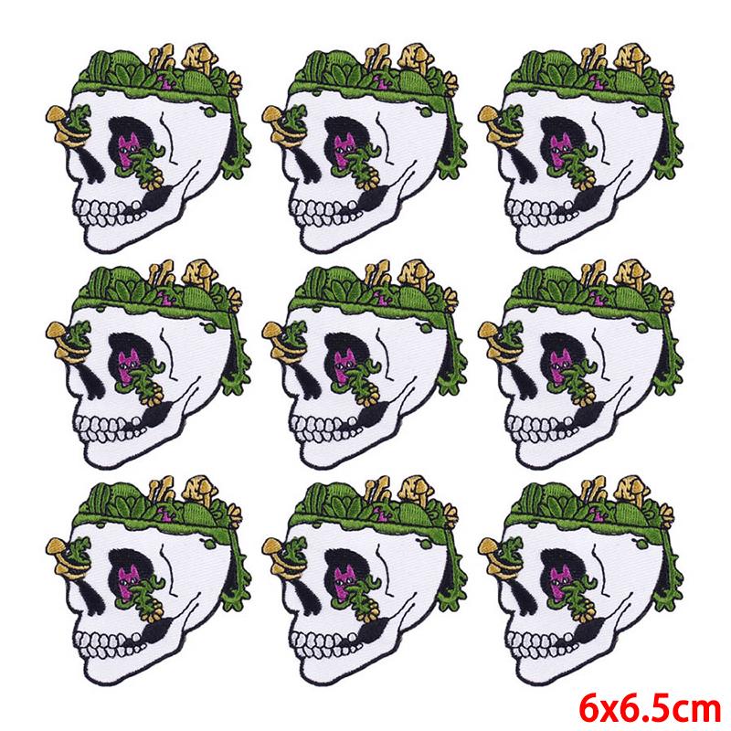 10 Pcs/lot Embroidery Patch Iron On Patches For Clothing Patches On Clothes Jackets Decor Applique Sew Supplies