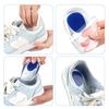 1Pair/3Pair Silicone Massager Care Half Heel Insole Orthopedic Insoles for Heel Spurs Pain Foot Cushion Foot Pad Height Increase