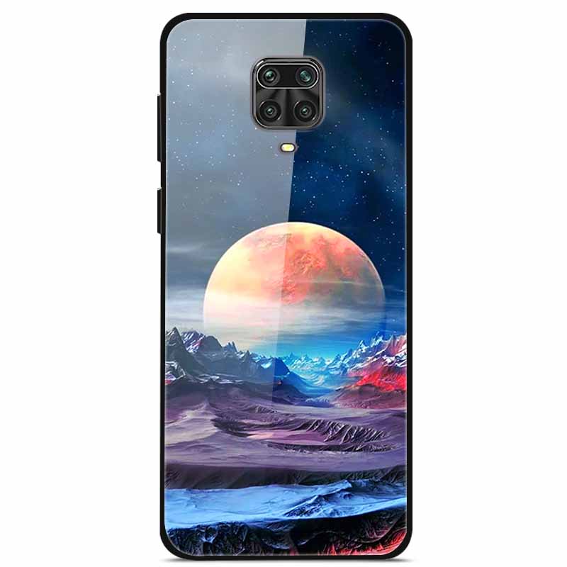 For Xiaomi Redmi Note 9 Pro Case Tempered Glass Hard Phone Back Cover for Redmi Note 9S 9 S Cases Hongmi Note9S Note9 9Pro Coque