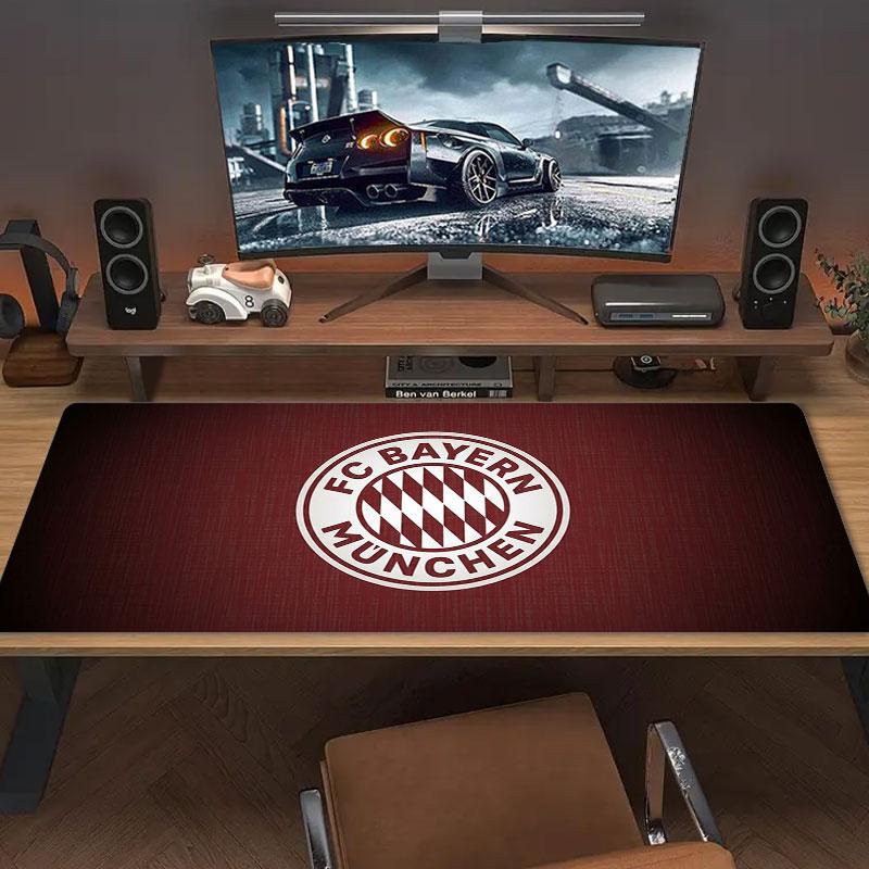FC Bayern Munchen Large Size Mouse Pad Large Gaming Table Cushion Non-slip Laptop Tablet Big Mousepad XXL Mat Mini PC Playmat With Lock edge