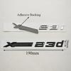 3D ABS Car Styling Logo XDrive 23i X Drive 23d Rear Trunk Badge Side Fender Emblem Decals For BMW X1 X2 X3 Exterior Accessoeies