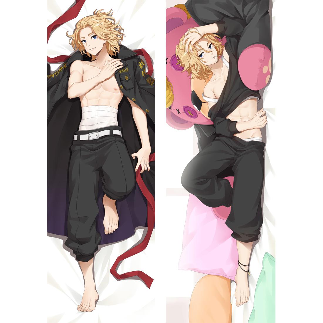 

Anime Tokyo Revengers Mikey Manjiro Sano Baji Keisuke Cosplay Dakimakura Body Pillow Case Cover Bedding Hugging Body Pillowcase