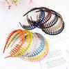 1Pc Headband Convenient Wave Big Comb Simple Hairband Fashion Headdress Hair Hoop Plastic