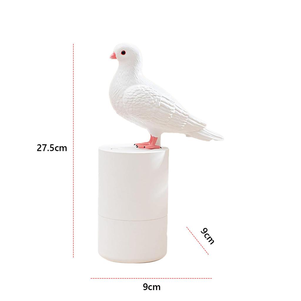 Seifenspender in Taubenform, automatisches Schaumhandwaschgerät, berührungslos, mit automatischer Sensorsteuerung, hygienischer Schaumspender