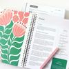 1/2PCS The Bible In A Year A 52-Week Study Notebook Multi-Purpose Womens Bible Study Plan Leak-Proof for Daily Bible Study Noteb
