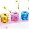 Cute Cartoon Piggy Bank With Iron Lock Metal Piggy Bank Cylinder Saving Box  Birthday Party