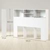 Bed Headboard 140 Cm With Storage White Bed Headboard