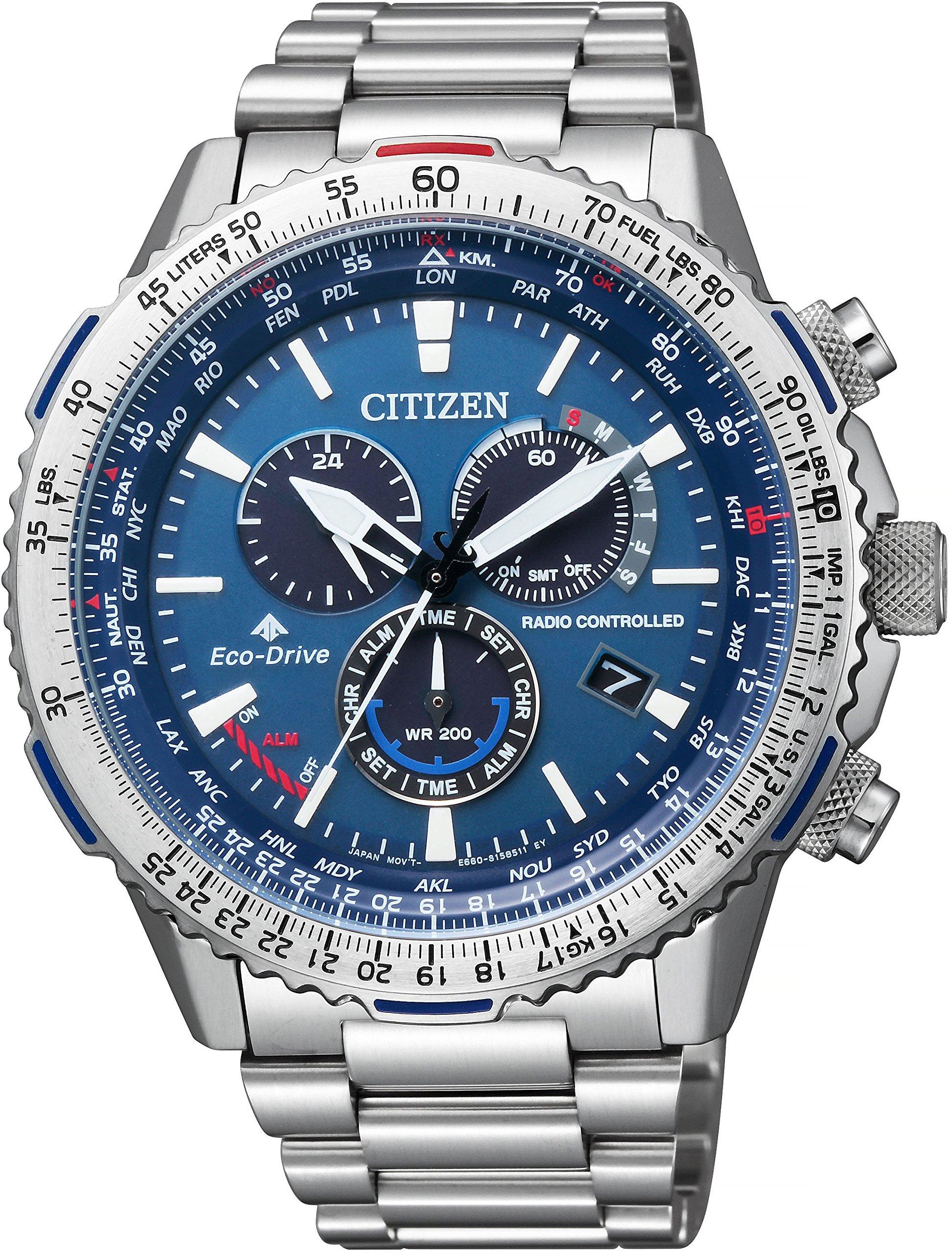 

Годинник Promaster Sky Radio Controlled Watch Direct Flight Silver [Citizen] CB5000-50L Eco-Drive Чол.