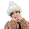 Hat for Women In Winter Riding Mask Full Face Pullover Hat Windproof Scarf Plus Velvet Ear Protection Bag Head Cover Warm All In One Hat