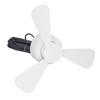 Tragbarer Hänge-Deckenventilator 3 Windgeschwindigkeiten Mini USB Zeltventilator mit 3 abnehmbaren Flügeln Leise für