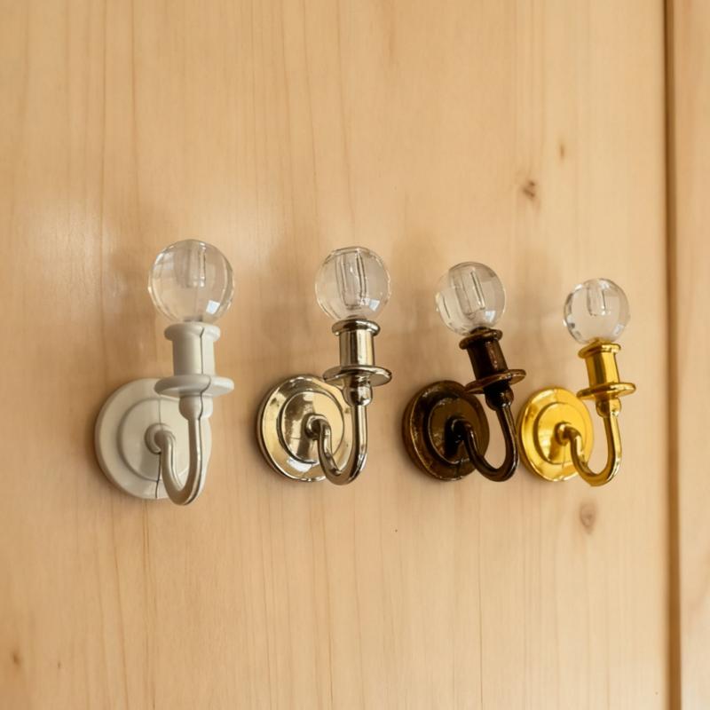 1Pcs Doll Furniture Toy Miniature Dollhouse Alloy Simulation Ceiling Lamp Hanging Lamp Mini Led Lighting Model Home Decoration