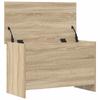 Storage Box Sonoma Oak 80 X 40 X 50 Cm Engineered Wood
