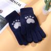 Thicken Touchscreen Gloves Wool Outdoor Cycling Gloves Fashion Knitted Wool Mittens  Outdoors