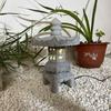 Antique Chinese Solar Stone Lantern: Bluestone Outdoor Decorative Ornament