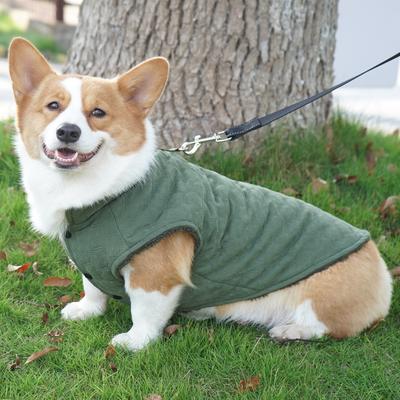 Streicheln Sie es im Herbst und Winter, streicheln Sie baumwollgepolsterte Kleidung, Bi Xiong Schnauzer Corgi, kleine und mittelgroße Hunde, Hundekleidung kann geschleppt werden, neue Modelle