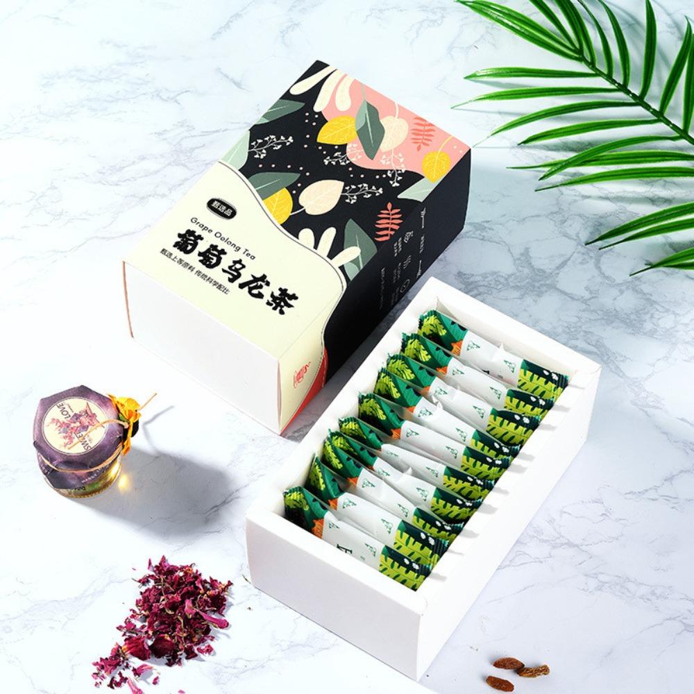 Grape Oolong Tea Bags Fruity Flavor Japanese Style Grape Oolong Tea