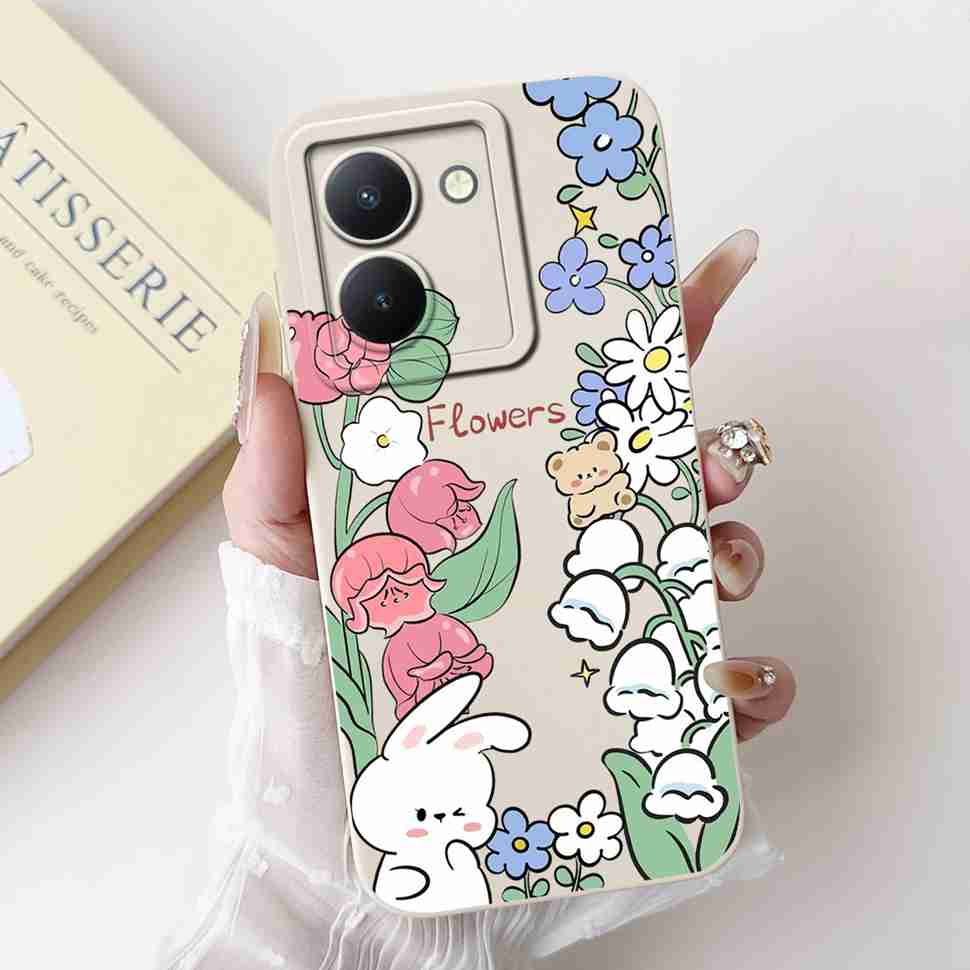 For Vivo Y36 4G Case V2247 Fashion Painted Cover Silicone Casing For Vivo Y 36 Y36 vivoY36 Soft ShockProof Fundas Coque