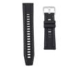 Watch Strap Fit for GT3 Smart Watch Water Proof Rubber Band Replacement Lychee Pattern 22mm Black