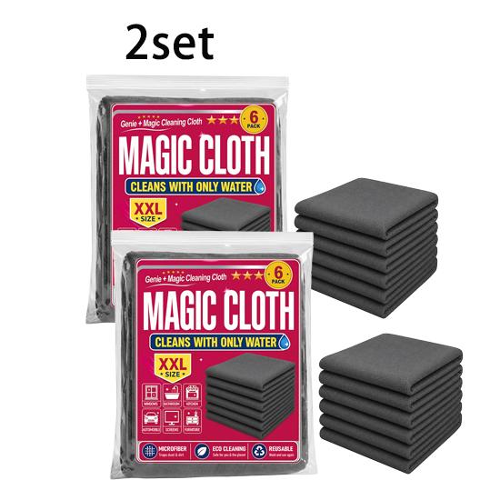 Schoonmaakdoek microvezel absorbeert water en pluist niet gemakkelijk, keukenhuishouden, glas, auto schoonmaken, multifunctionele schoonmaakdoek 6 stuks